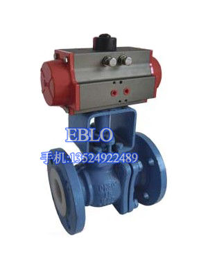 上海依博羅氣動襯氟球閥