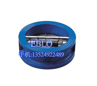 上海依博羅鑄鐵對(duì)夾雙瓣式止回閥