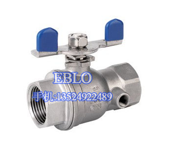 上海依博羅帶檢測(cè)孔二片式球閥