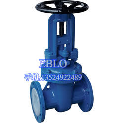 上海依博羅Z41F46 型 PN16、PN25 氟塑料襯里楔式閘閥