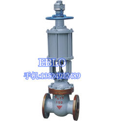 上海依博羅Z6s41H、Z6s41Y 型 PN16~PN63 法蘭連接氣動(dòng)楔式閘閥