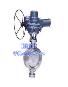 臺(tái)灣富山D973H電動(dòng)對(duì)夾式金屬硬密封蝶閥