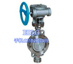 上海依博羅D373H蝸輪對夾式硬密封蝶閥