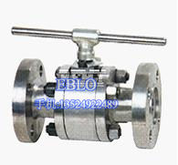 上海依博羅Q41N鍛鋼法蘭式高壓球閥