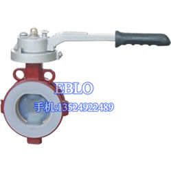 上海依博羅D41F、D71F 型 PN10~PN40 調(diào)節(jié)型四氟密封蝶閥