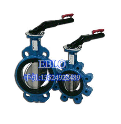 上海依博羅VF-730手動(dòng)對夾蝶閥